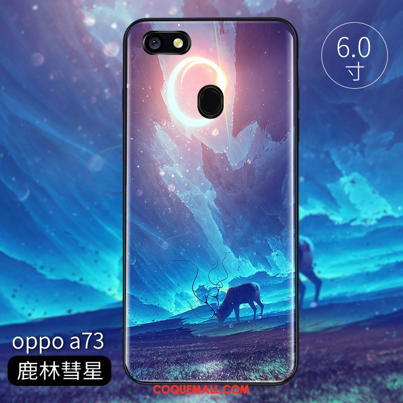 Étui Oppo A73 Personnalité Téléphone Portable Créatif, Coque Oppo A73 Fluide Doux Incassable