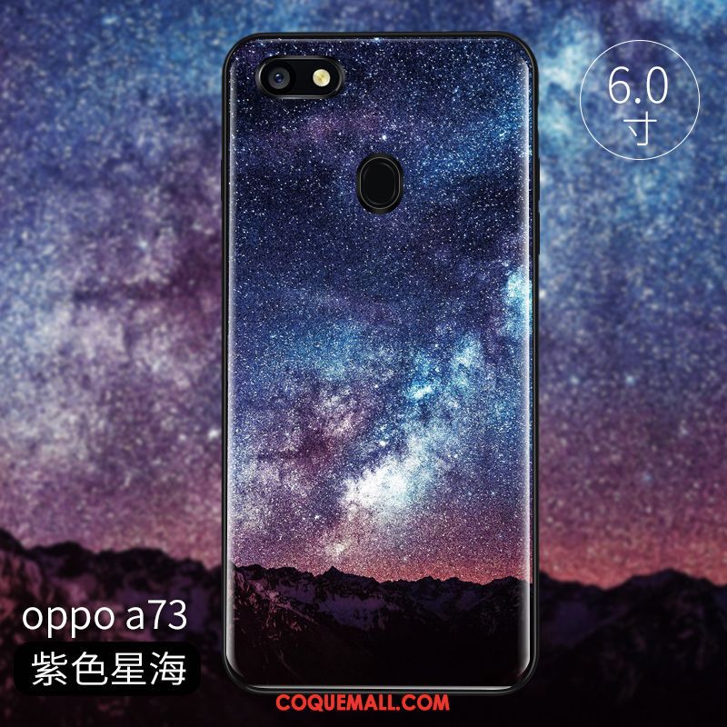 Étui Oppo A73 Personnalité Téléphone Portable Créatif, Coque Oppo A73 Fluide Doux Incassable