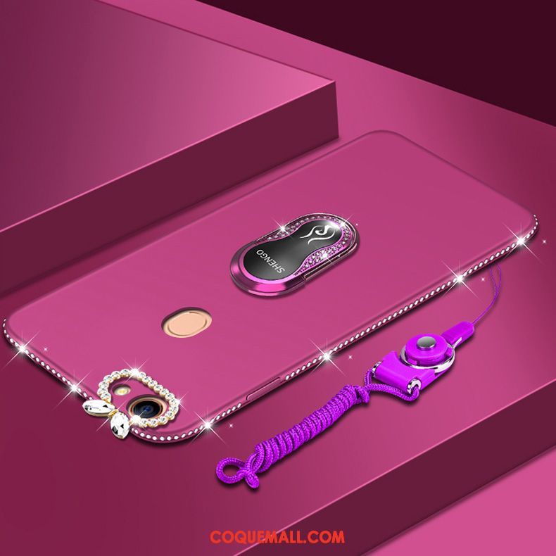 Étui Oppo A73 Personnalité Violet Incassable, Coque Oppo A73 Fluide Doux Tout Compris