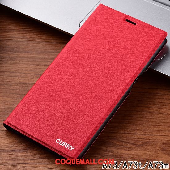 Étui Oppo A73 Protection Rouge Tout Compris, Coque Oppo A73 Foncé Créatif