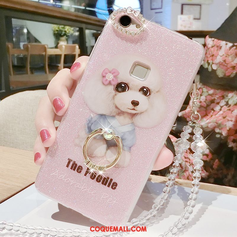 Étui Oppo A73 Rose Tout Compris Incassable, Coque Oppo A73 Tendance Téléphone Portable