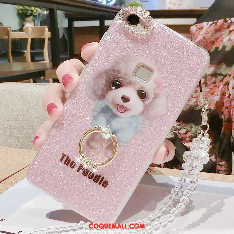 Étui Oppo A73 Rose Tout Compris Incassable, Coque Oppo A73 Tendance Téléphone Portable