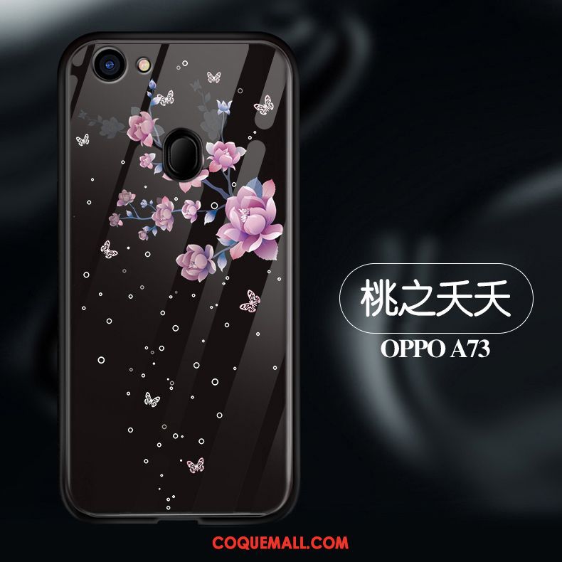 Étui Oppo A73 Tout Compris Délavé En Daim Silicone, Coque Oppo A73 Protection Violet