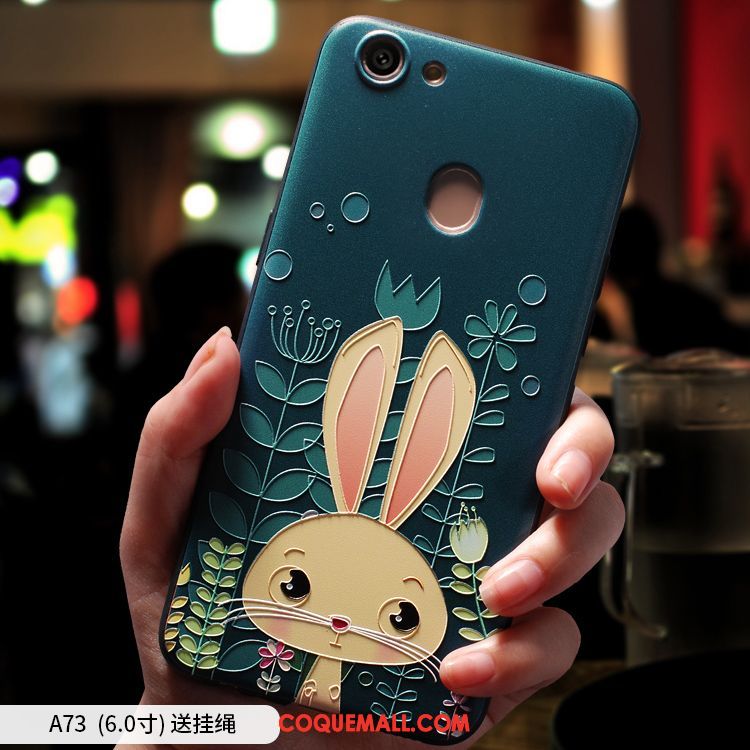 Étui Oppo A73 Téléphone Portable Dessin Animé Tout Compris, Coque Oppo A73 Personnalité Fluide Doux