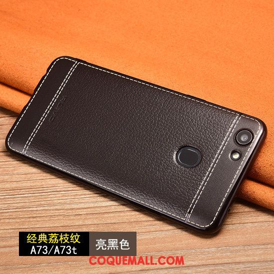 Étui Oppo A73 Téléphone Portable Délavé En Daim Créatif, Coque Oppo A73 Tout Compris Personnalité