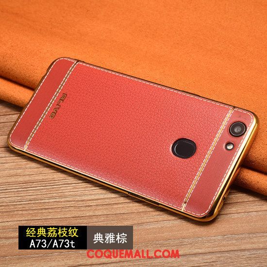 Étui Oppo A73 Téléphone Portable Délavé En Daim Créatif, Coque Oppo A73 Tout Compris Personnalité