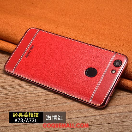Étui Oppo A73 Téléphone Portable Délavé En Daim Créatif, Coque Oppo A73 Tout Compris Personnalité