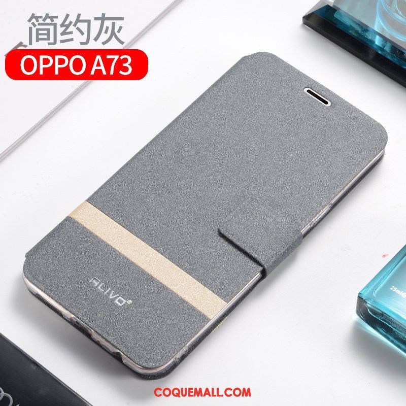 Étui Oppo A73 Téléphone Portable Tout Compris Fluide Doux, Coque Oppo A73 Silicone Protection