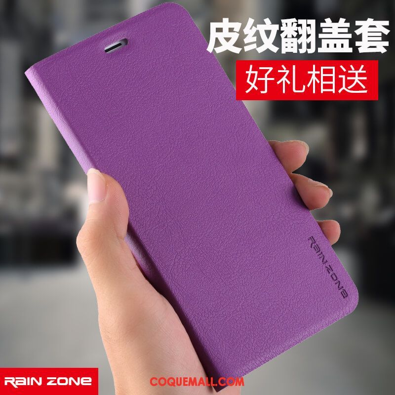 Étui Oppo A73 Étui En Cuir Bleu Marin Foncé, Coque Oppo A73 Téléphone Portable Incassable