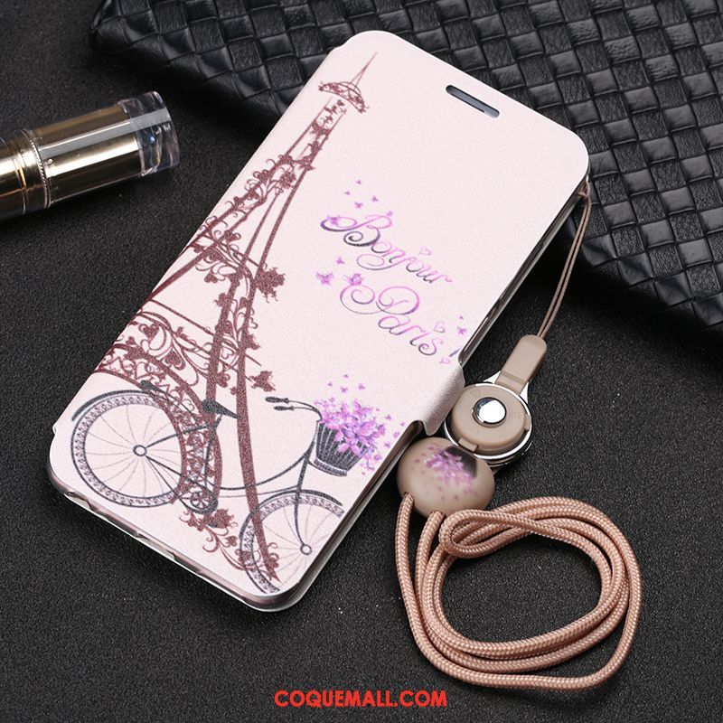 Étui Oppo A73 Étui En Cuir Clamshell Rouge, Coque Oppo A73 Fluide Doux Incassable