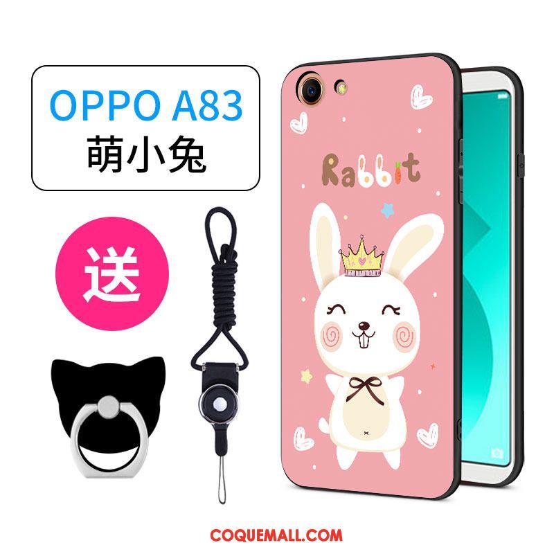 Étui Oppo A83 Charmant Silicone Net Rouge, Coque Oppo A83 Personnalité Tout Compris