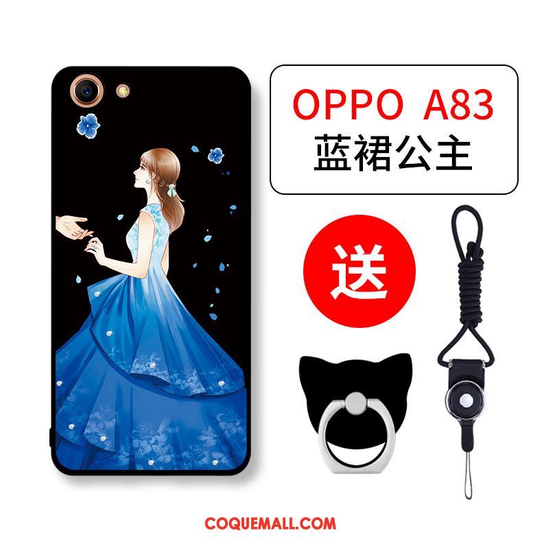 Étui Oppo A83 Charmant Silicone Net Rouge, Coque Oppo A83 Personnalité Tout Compris