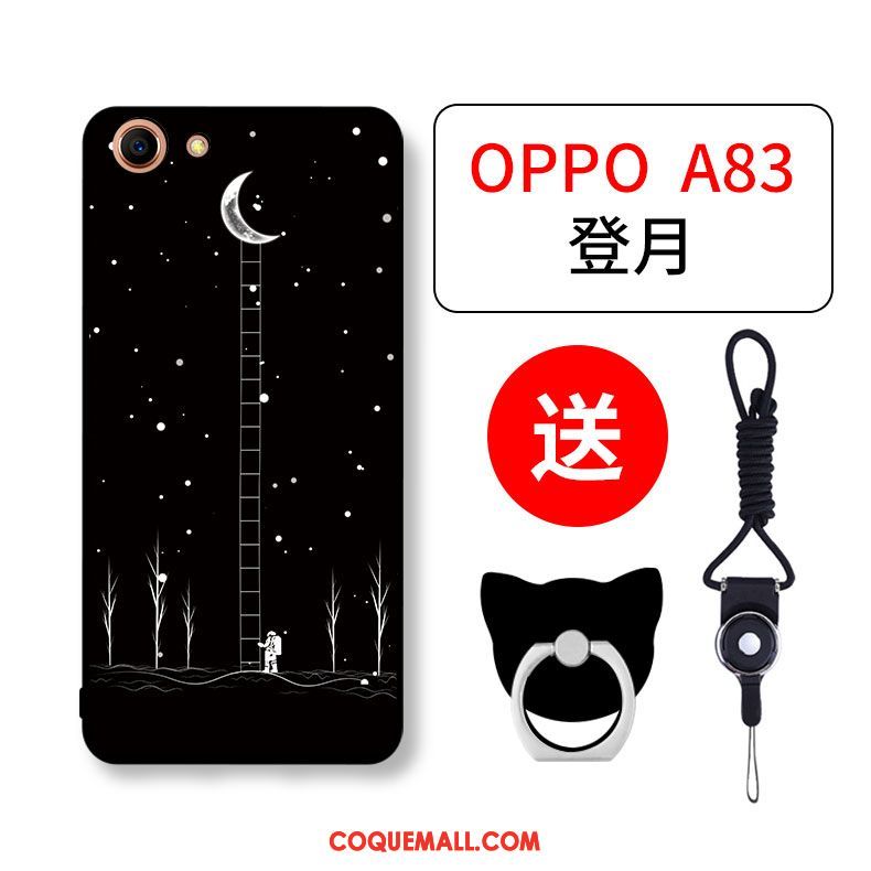 Étui Oppo A83 Charmant Silicone Net Rouge, Coque Oppo A83 Personnalité Tout Compris