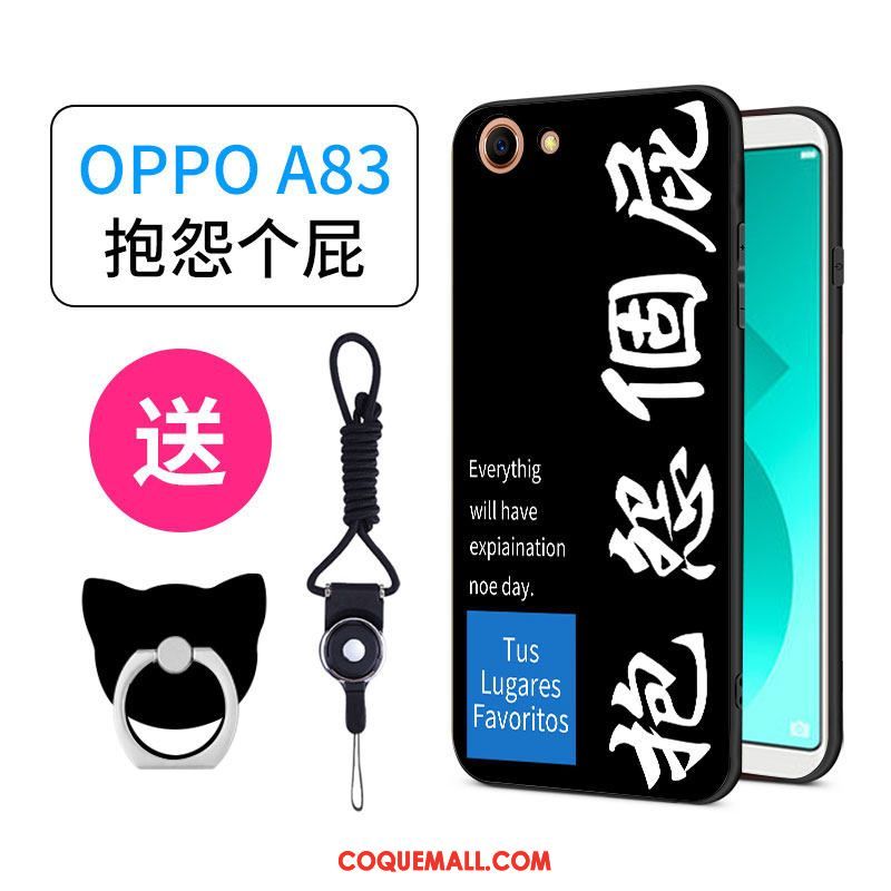 Étui Oppo A83 Charmant Silicone Net Rouge, Coque Oppo A83 Personnalité Tout Compris
