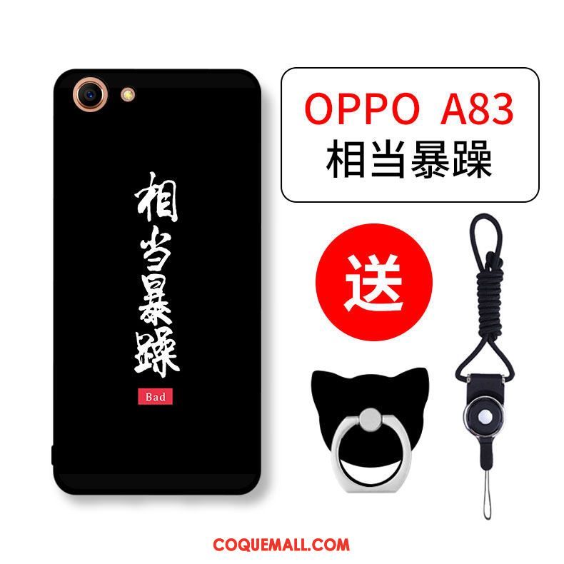 Étui Oppo A83 Charmant Silicone Net Rouge, Coque Oppo A83 Personnalité Tout Compris