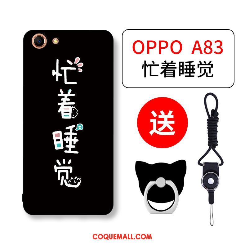 Étui Oppo A83 Charmant Silicone Net Rouge, Coque Oppo A83 Personnalité Tout Compris