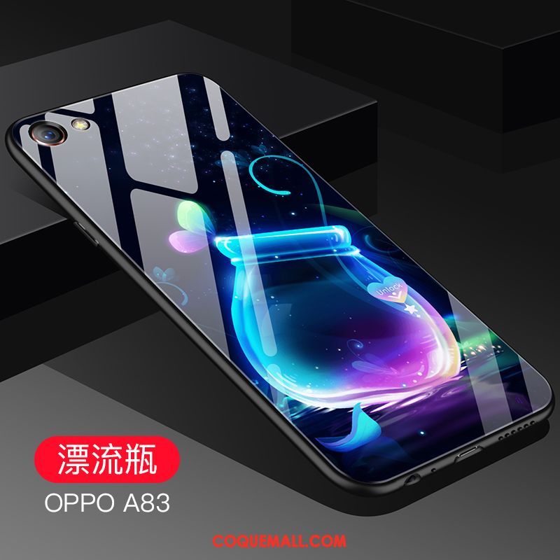 Étui Oppo A83 Cool Incassable Violet, Coque Oppo A83 Personnalité Téléphone Portable