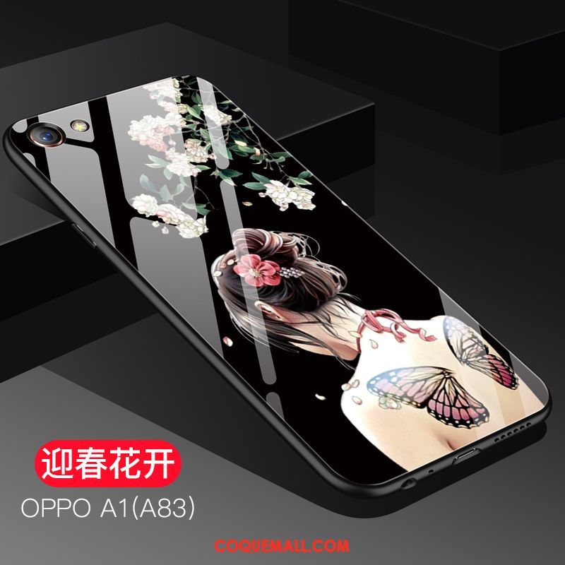 Étui Oppo A83 Cool Incassable Violet, Coque Oppo A83 Personnalité Téléphone Portable