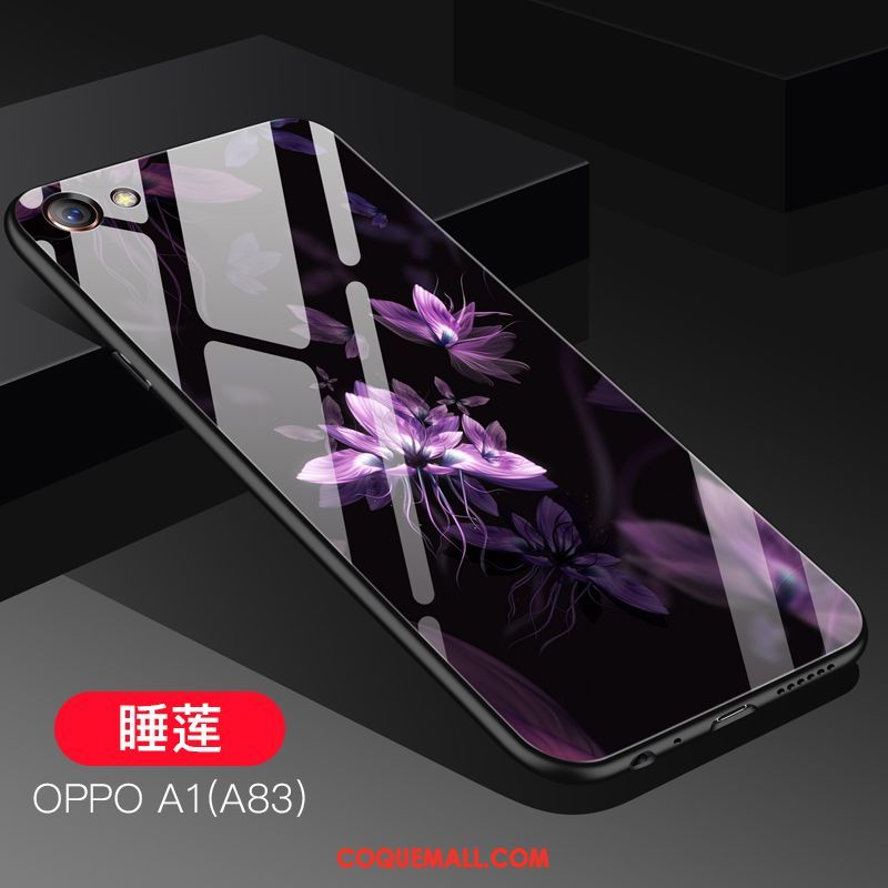 Étui Oppo A83 Cool Incassable Violet, Coque Oppo A83 Personnalité Téléphone Portable