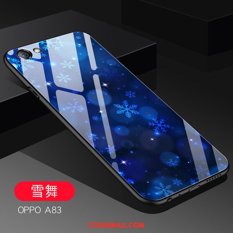 Étui Oppo A83 Cool Incassable Violet, Coque Oppo A83 Personnalité Téléphone Portable