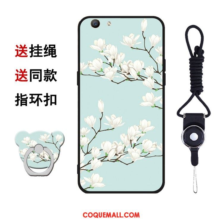 Étui Oppo A83 Créatif Vert Tendance, Coque Oppo A83 Téléphone Portable Ornements Suspendus