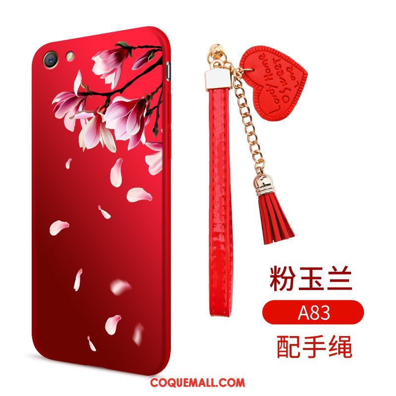 Étui Oppo A83 Fleurs Tendance Téléphone Portable, Coque Oppo A83 Tout Compris Style Chinois