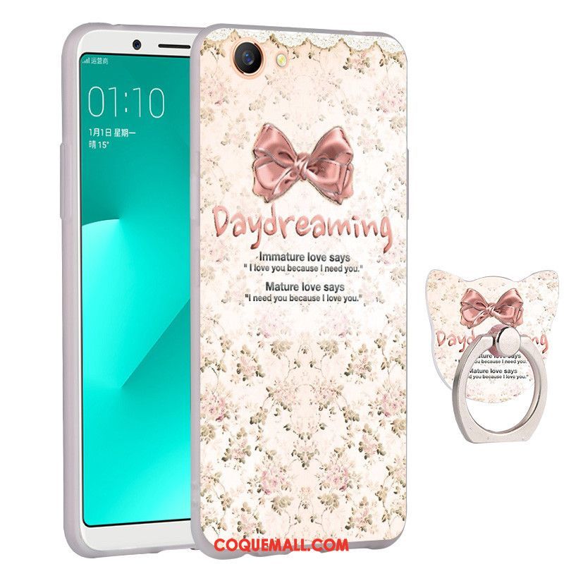 Étui Oppo A83 Fluide Doux Bleu Marin Tout Compris, Coque Oppo A83 Incassable Téléphone Portable