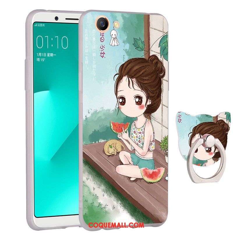 Étui Oppo A83 Fluide Doux Bleu Marin Tout Compris, Coque Oppo A83 Incassable Téléphone Portable