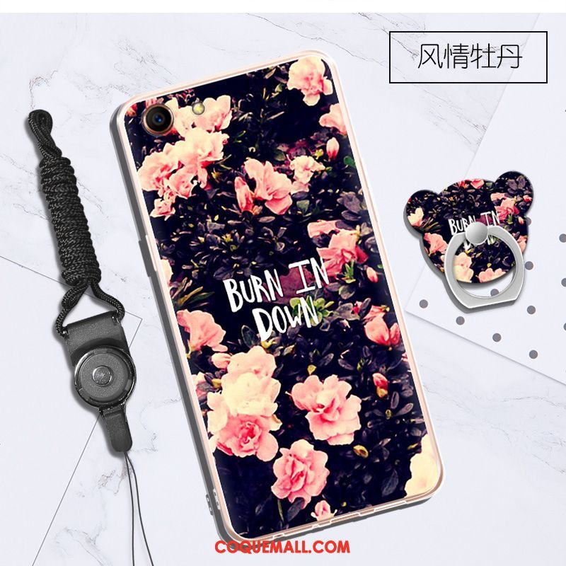 Étui Oppo A83 Fluide Doux Mode Violet, Coque Oppo A83 Incassable Téléphone Portable