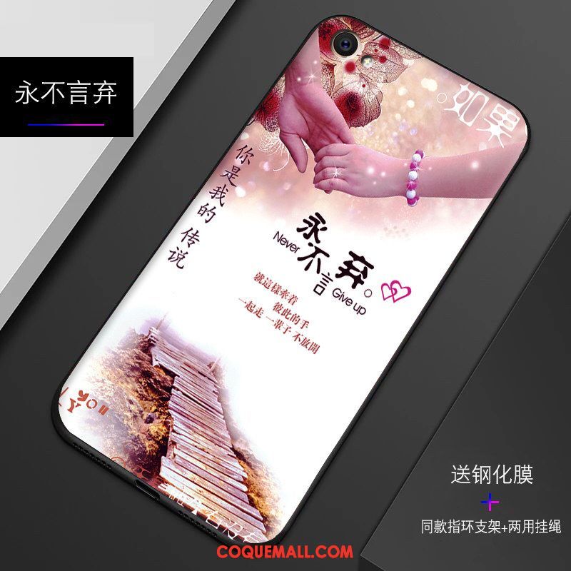 Étui Oppo A83 Incassable Silicone Fluide Doux, Coque Oppo A83 Téléphone Portable Violet