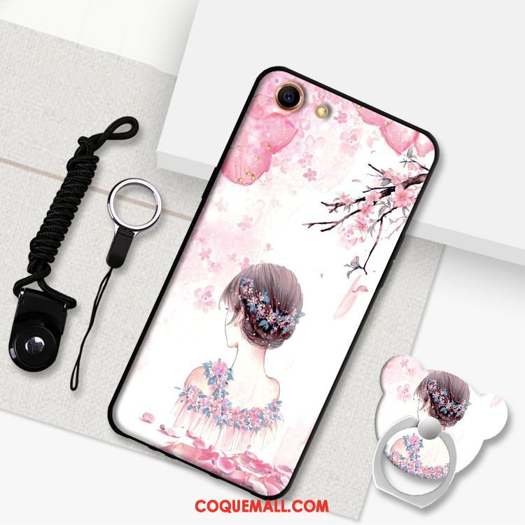 Étui Oppo A83 Incassable Téléphone Portable Protection, Coque Oppo A83 Tout Compris Rose