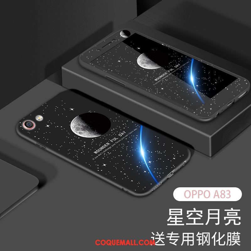 Étui Oppo A83 Membrane Rose Tempérer, Coque Oppo A83 Fluide Doux Tendance