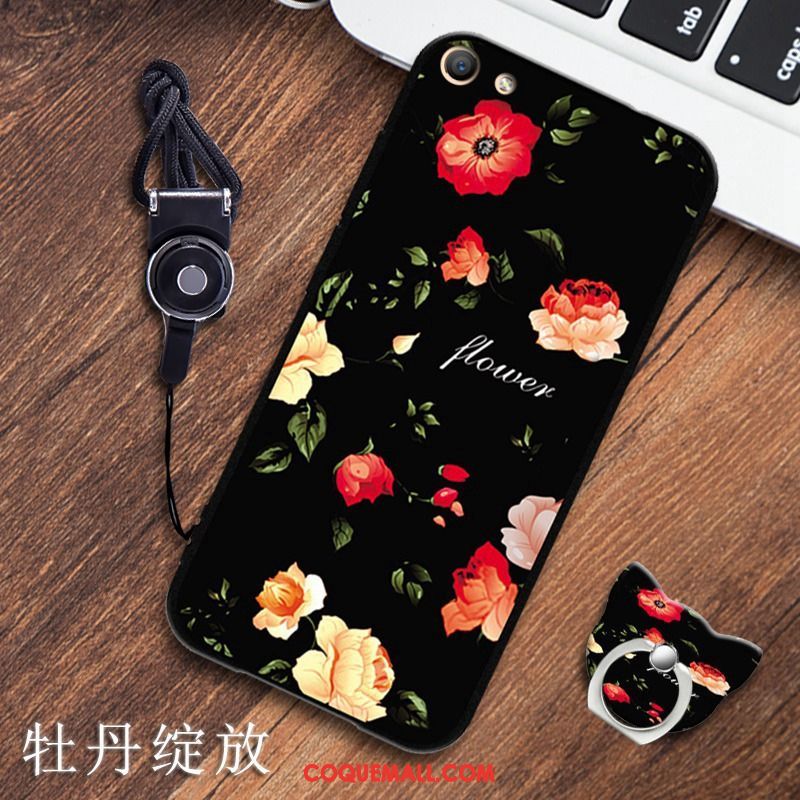 Étui Oppo A83 Protection Tendance Rose, Coque Oppo A83 Fluide Doux Incassable