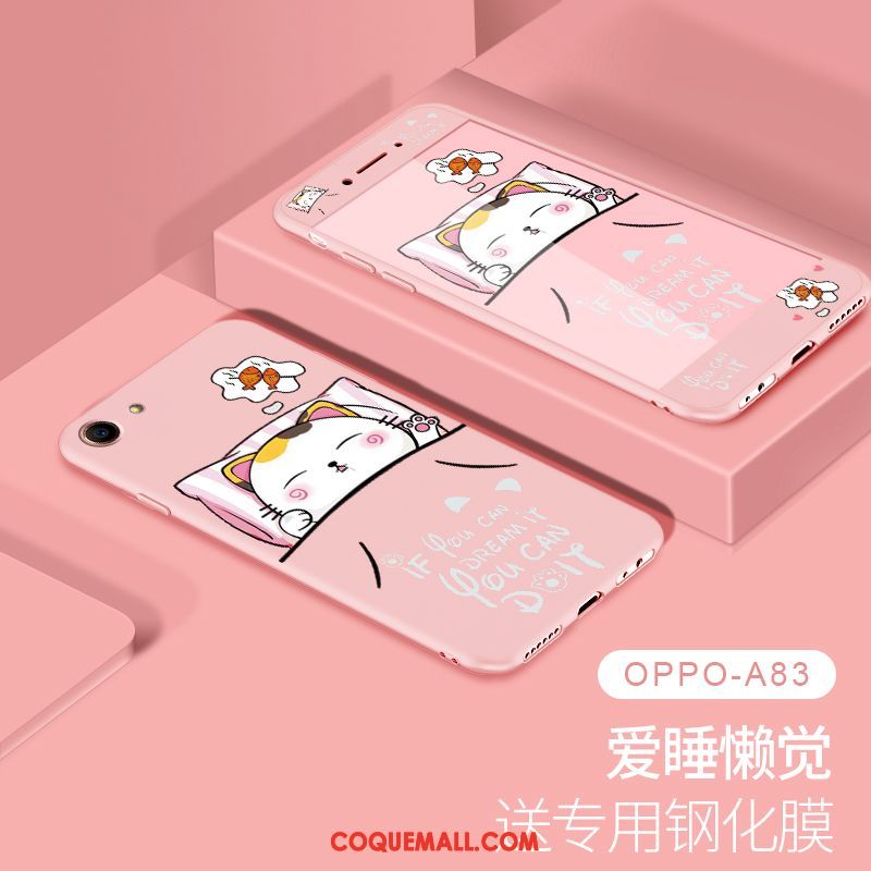 Étui Oppo A83 Tout Compris Dessin Animé Protection, Coque Oppo A83 Personnalité Marque De Tendance