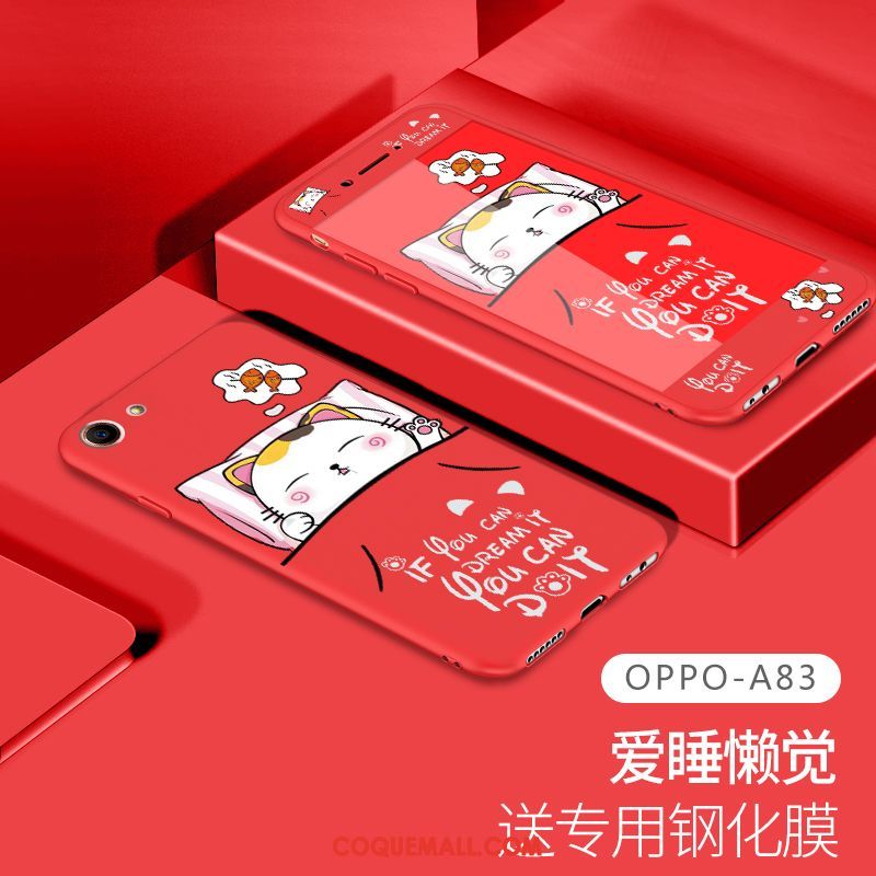 Étui Oppo A83 Tout Compris Dessin Animé Protection, Coque Oppo A83 Personnalité Marque De Tendance