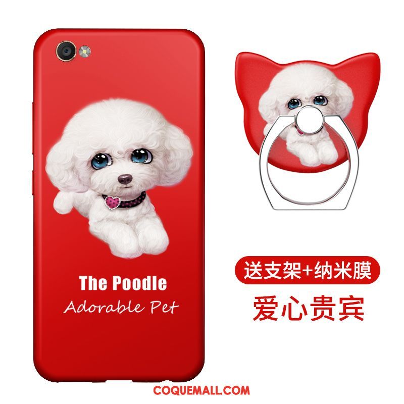 Étui Oppo A83 Tout Compris Tendance Incassable, Coque Oppo A83 Rouge Silicone