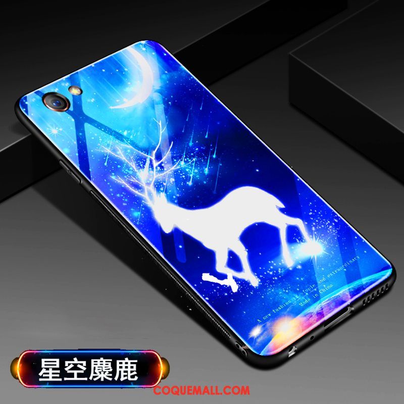 Étui Oppo A83 Élégant Verre Charmant, Coque Oppo A83 Créatif Tout Compris