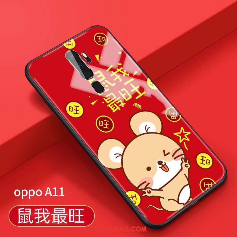 Étui Oppo A9 2020 Charmant Fluide Doux Silicone, Coque Oppo A9 2020 Verre Protection