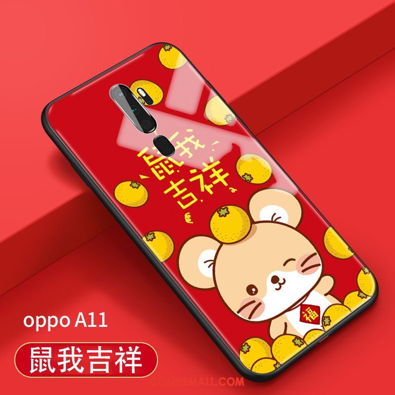 Étui Oppo A9 2020 Charmant Fluide Doux Silicone, Coque Oppo A9 2020 Verre Protection