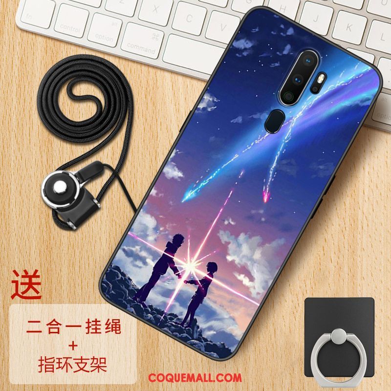 Étui Oppo A9 2020 Fluide Doux Business Téléphone Portable, Coque Oppo A9 2020 Tendance Protection