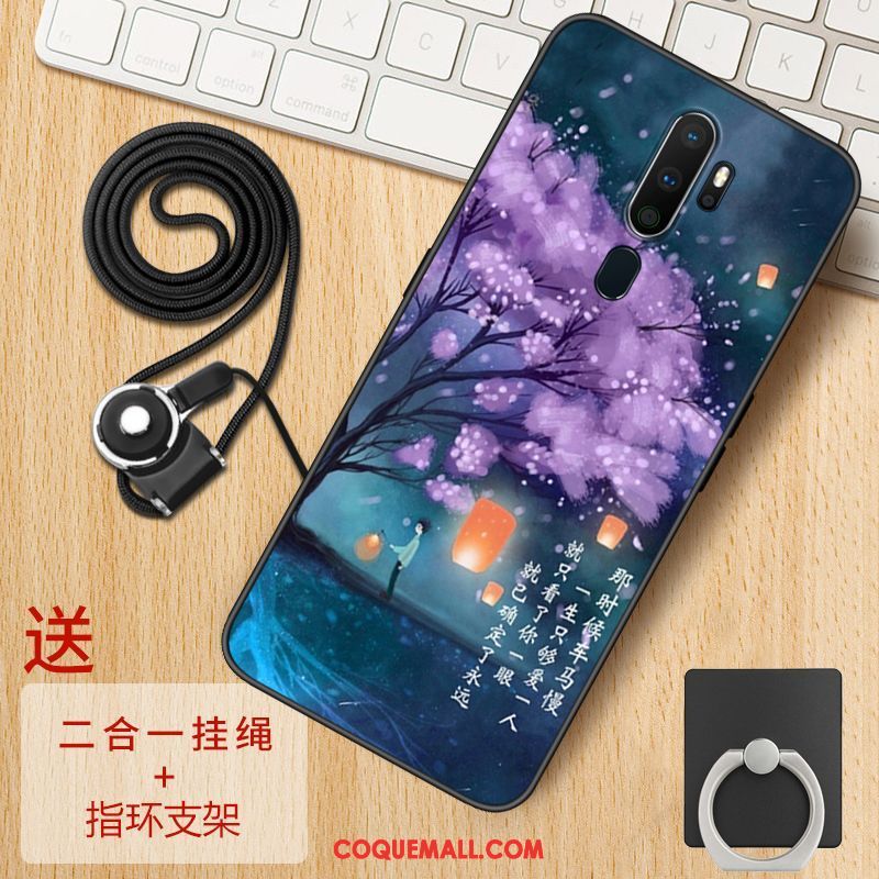 Étui Oppo A9 2020 Fluide Doux Business Téléphone Portable, Coque Oppo A9 2020 Tendance Protection