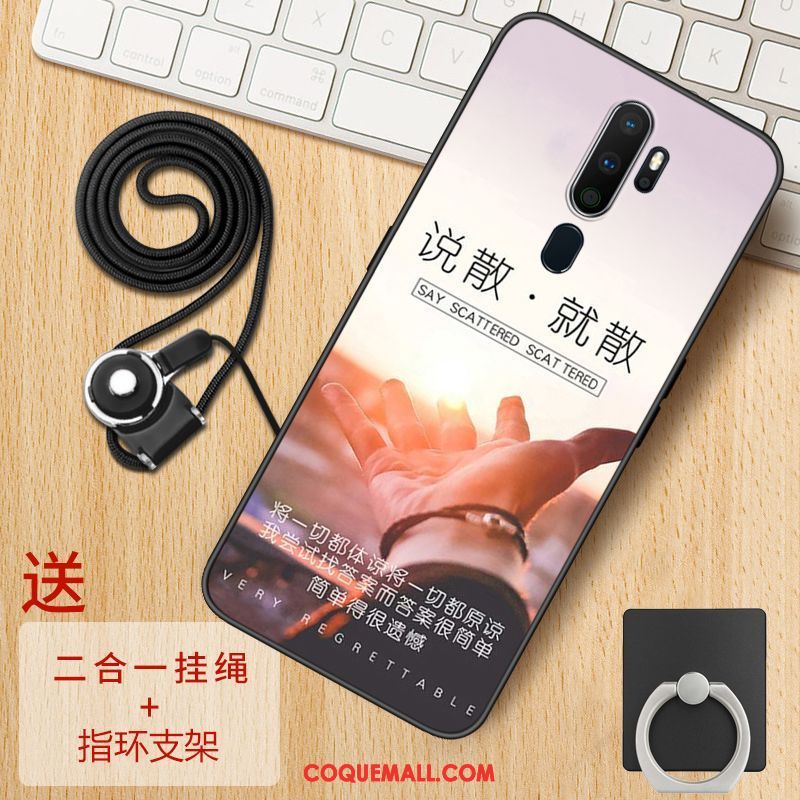Étui Oppo A9 2020 Fluide Doux Business Téléphone Portable, Coque Oppo A9 2020 Tendance Protection