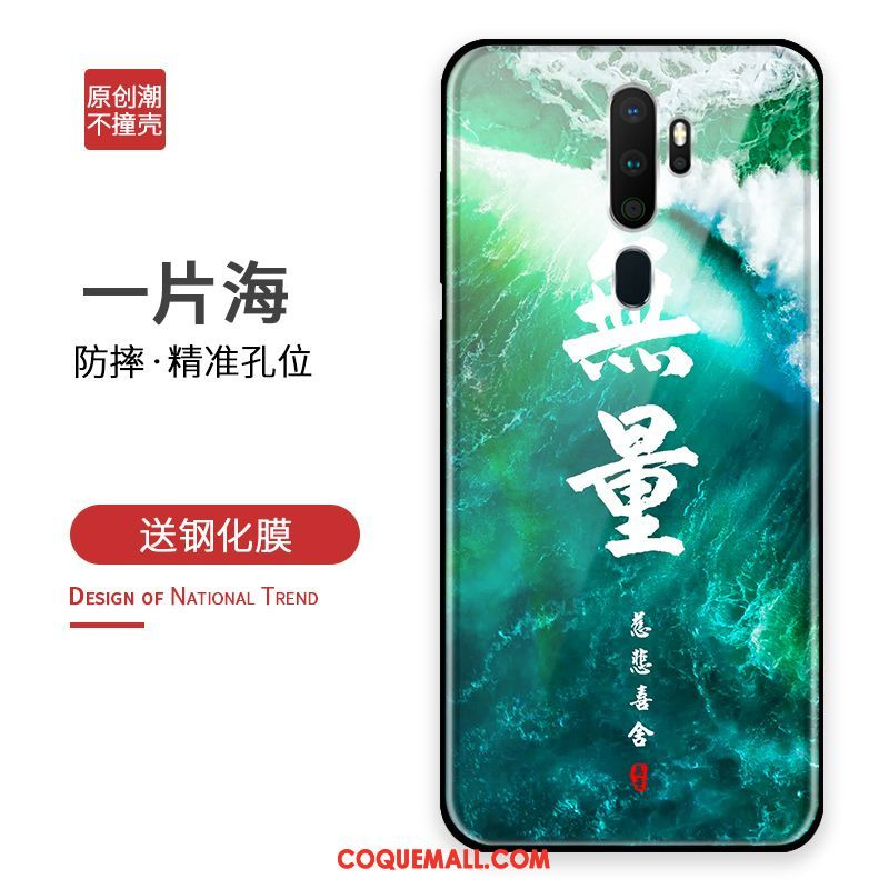 Étui Oppo A9 2020 Membrane Protection Incassable, Coque Oppo A9 2020 Téléphone Portable Silicone