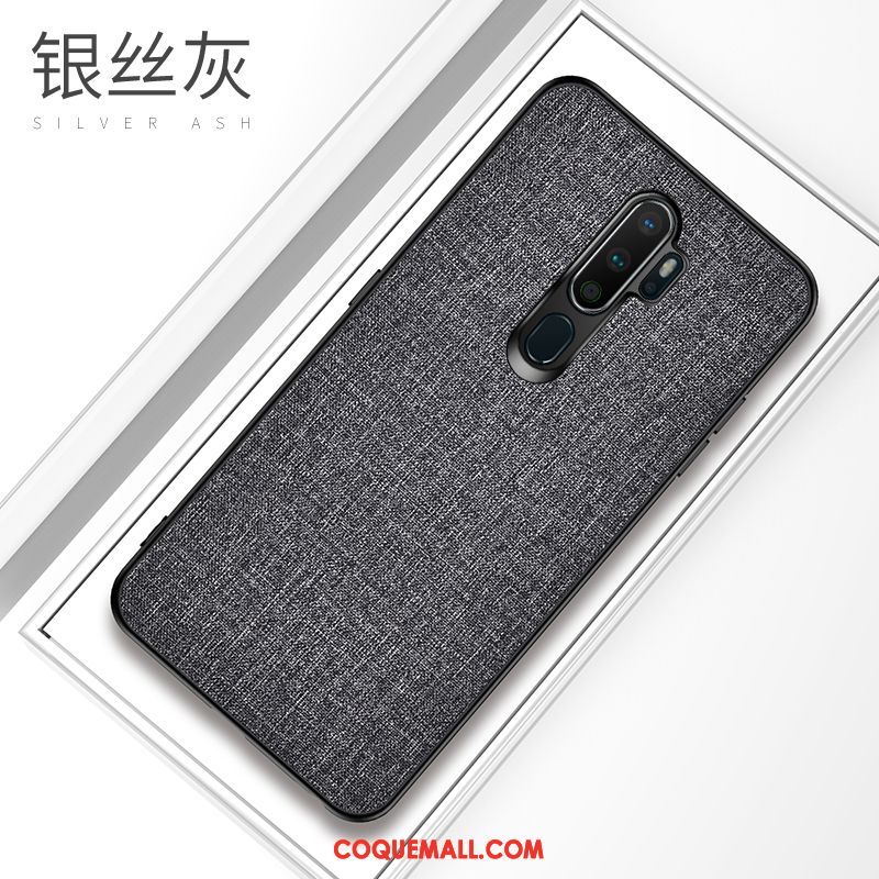 Étui Oppo A9 2020 Noir Modèle Fleurie Protection, Coque Oppo A9 2020 Membrane Simple