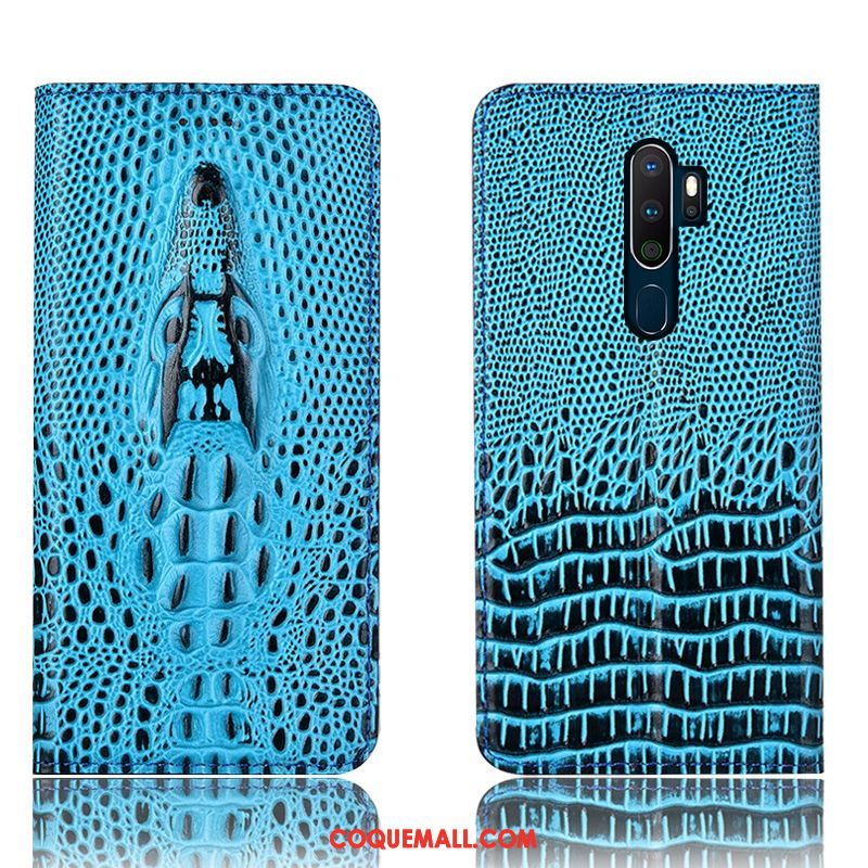 Étui Oppo A9 2020 Protection Incassable En Cuir, Coque Oppo A9 2020 Téléphone Portable Tout Compris