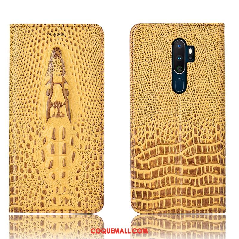 Étui Oppo A9 2020 Protection Incassable En Cuir, Coque Oppo A9 2020 Téléphone Portable Tout Compris