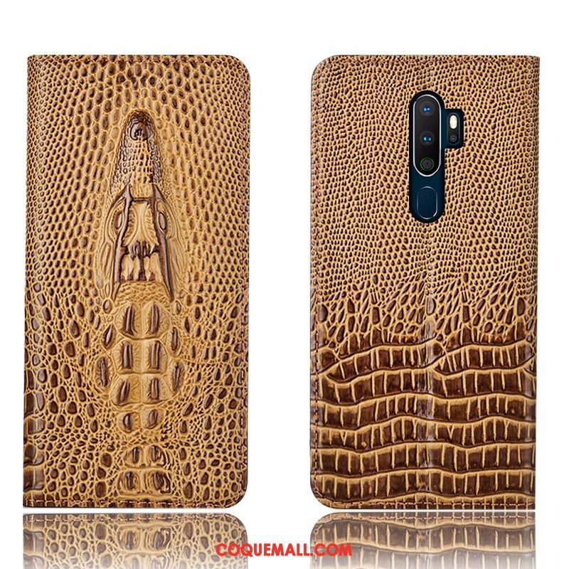 Étui Oppo A9 2020 Protection Incassable En Cuir, Coque Oppo A9 2020 Téléphone Portable Tout Compris