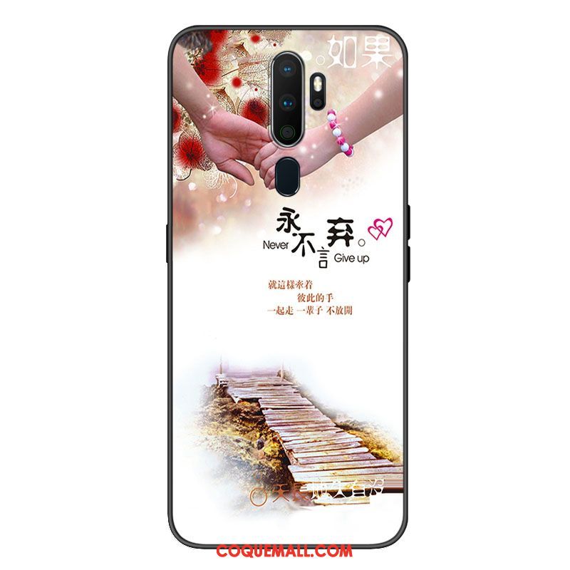 Étui Oppo A9 2020 Téléphone Portable Ornements Suspendus Frais, Coque Oppo A9 2020 Bordure Incassable