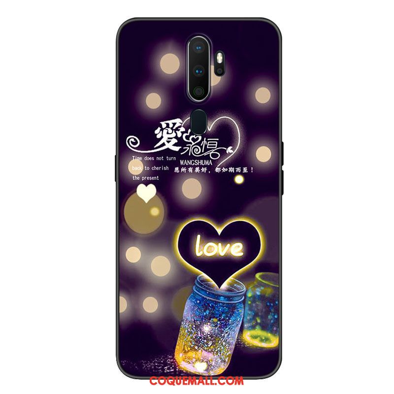 Étui Oppo A9 2020 Téléphone Portable Ornements Suspendus Frais, Coque Oppo A9 2020 Bordure Incassable