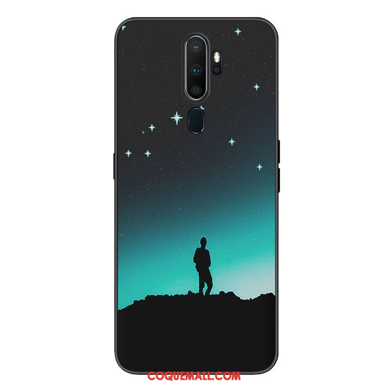 Étui Oppo A9 2020 Téléphone Portable Ornements Suspendus Frais, Coque Oppo A9 2020 Bordure Incassable